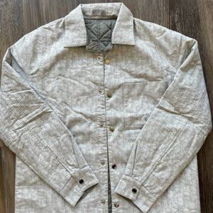 Dior Homme Grey Oblique Jacquard Overshirt - Size 48